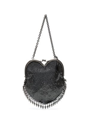 Saint Laurent heart mesh mini bag