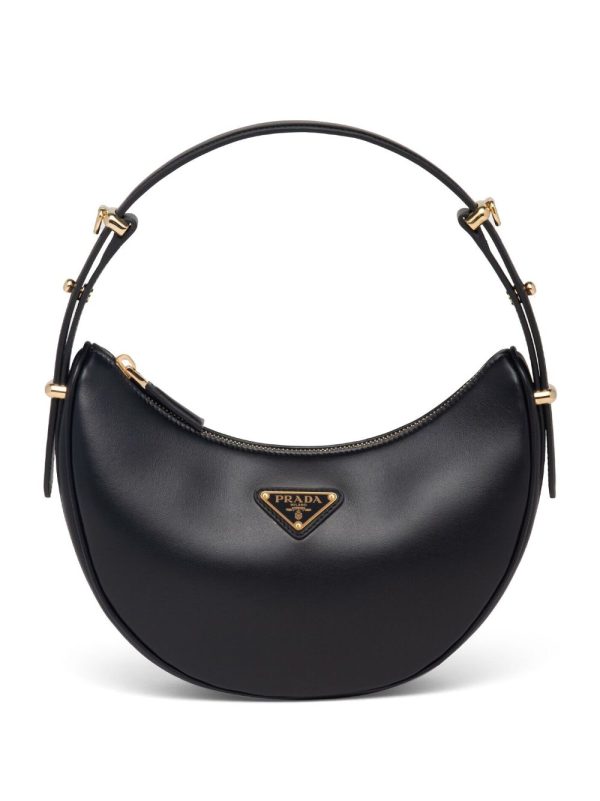 Prada Arqué leather shoulder bag