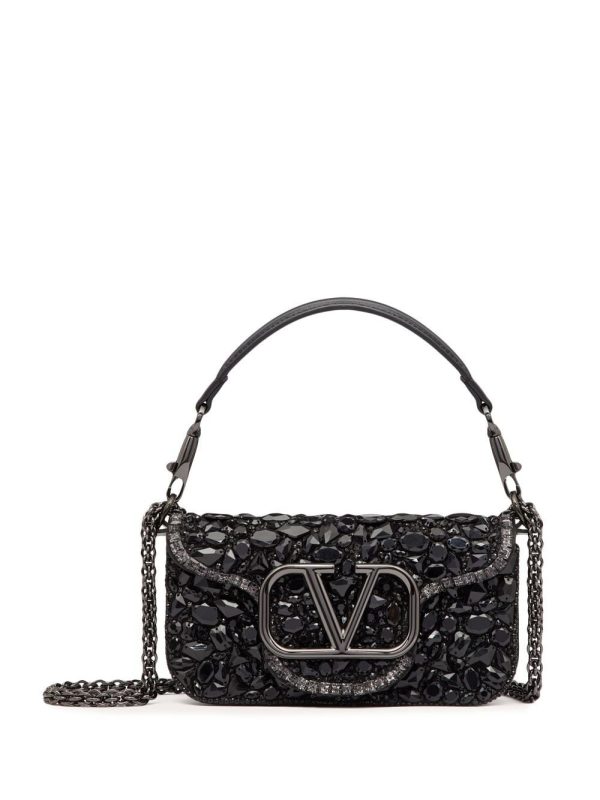 Valentino Garavani Locò embellished shoulder bag
