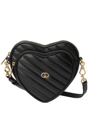 Gucci Interlocking G Mini Heart shoulder bag