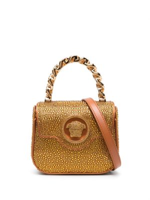 Versace Le Medusa crystal-embellished tote bag