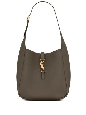 Saint Laurent Le 5 à 7 monogram-plaque shoulder bag