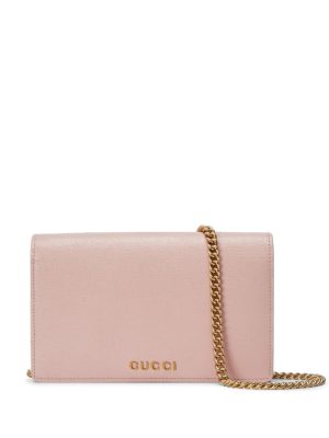 Gucci Gucci Script leather wallet-on-chain