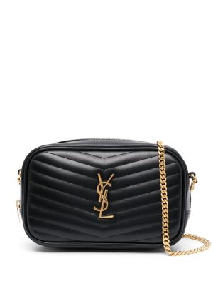 Saint Laurent logo-plaque crossbody bag