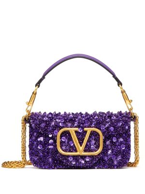 Valentino Garavani small Locò embellished shoulder bag