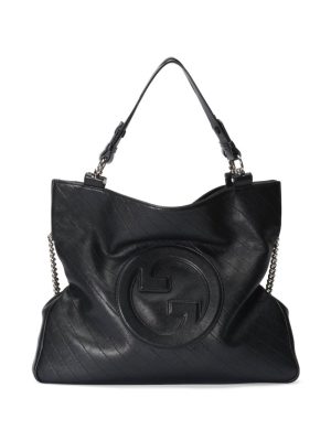 Gucci Interlocking G leather tote bag