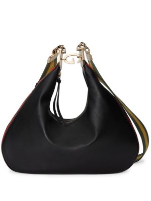 Gucci rounded leather shoulder bag