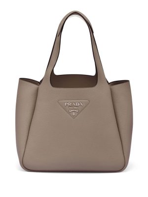 Prada lots leather tote bag
