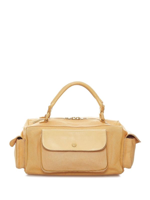 Bottega Veneta  two-way canvas handbag