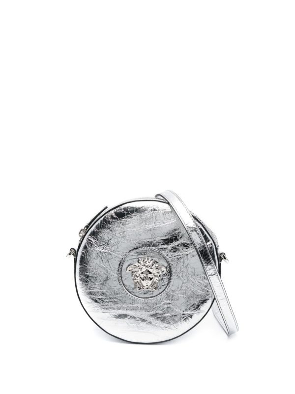 Versace La Medusa leather crossbody bag