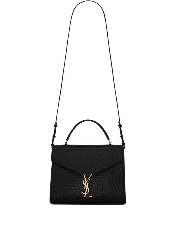 Saint Laurent Cassandra logo-plaque messenger-bag