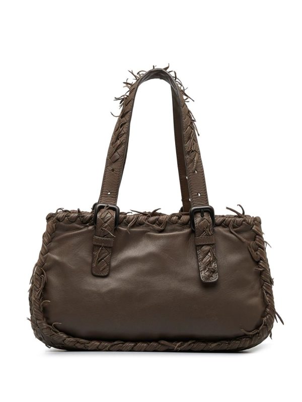 Bottega Veneta   2012-2022 Intrecciato Fringe tote bag