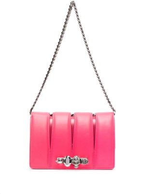 Alexander McQueen The Slash studded chain-link bag
