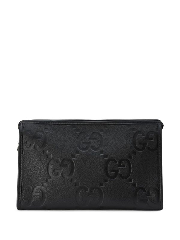 Gucci Jumbo GG leather pouch