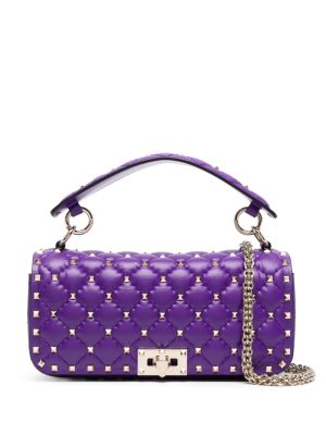 Valentino Garavani Rockstud Spike quilted shoulder bag