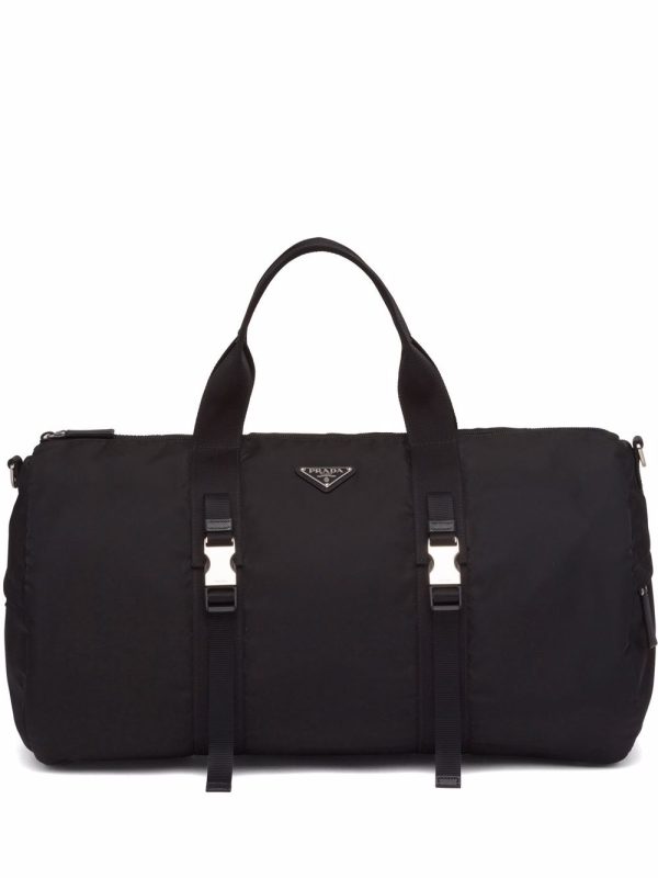 Prada logo-embossed Saffiano leather bag