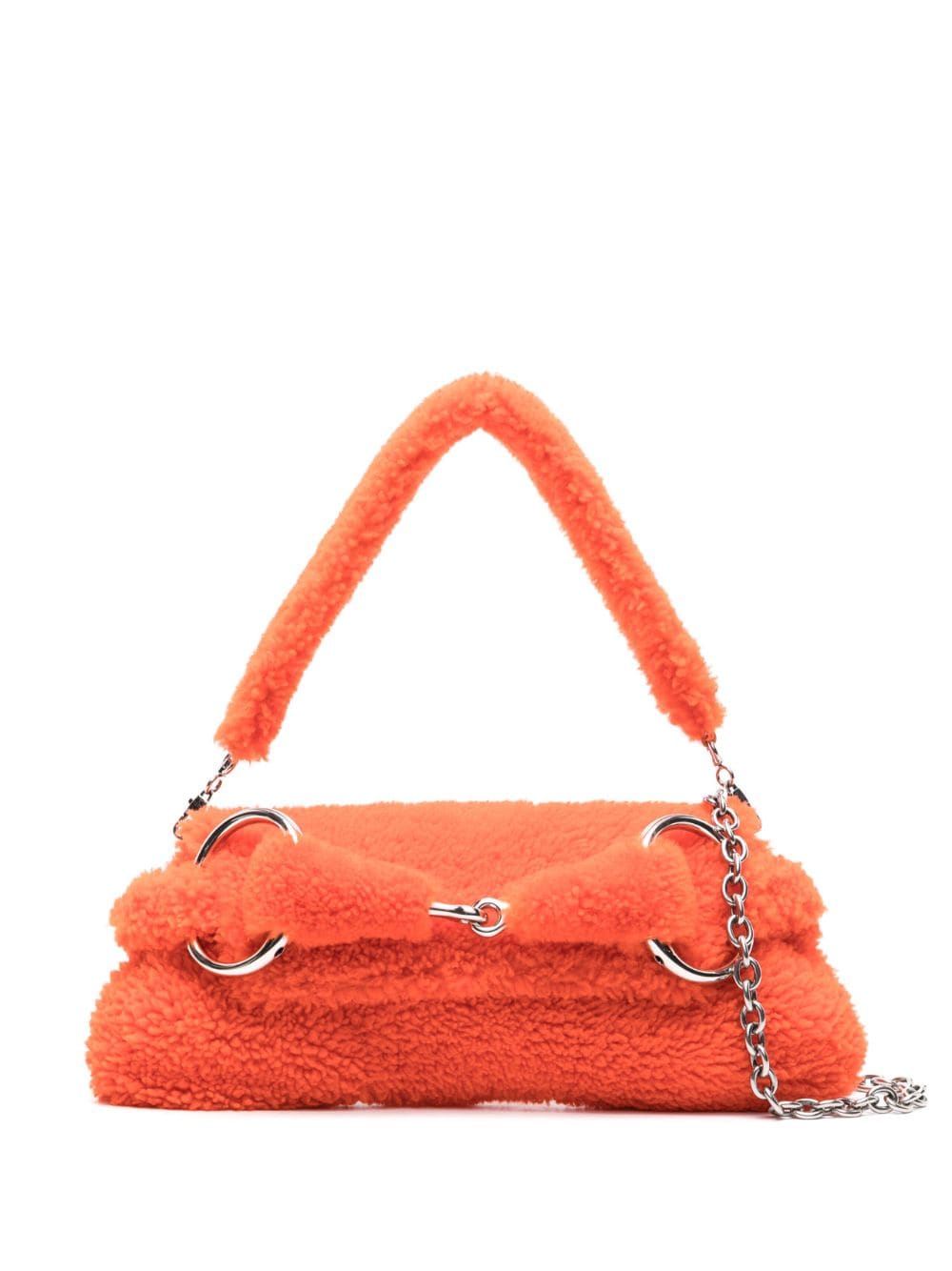 Gucci medium Horsebit shearling shoulder bag