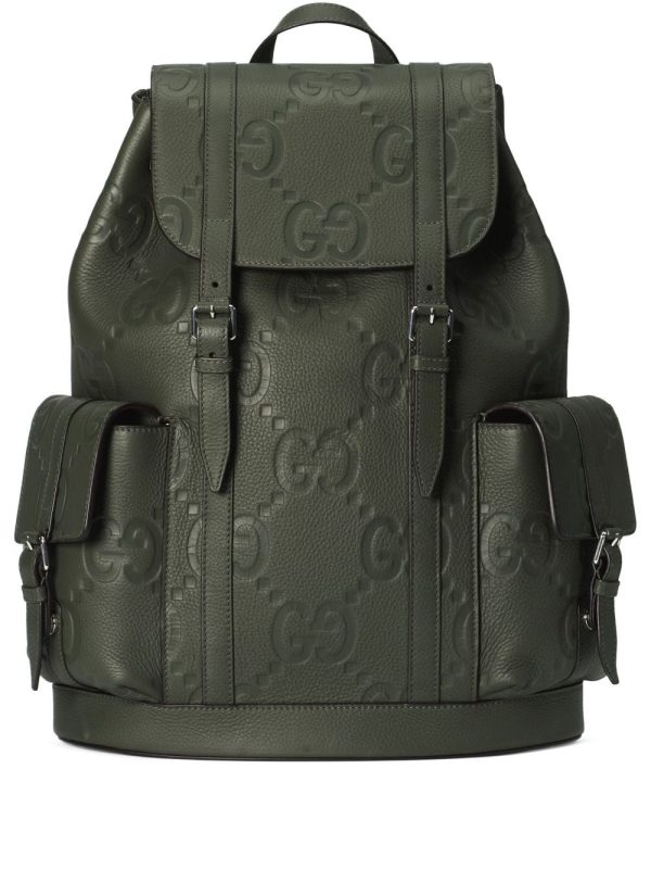 Gucci Jumbo GG leather backpack