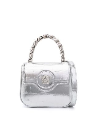 Versace La Medusa metallic mini bag
