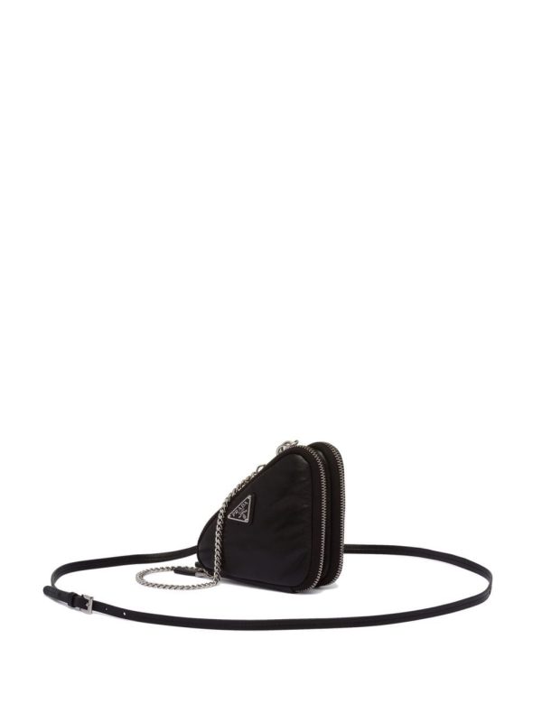 Prada leather mini pouch bag