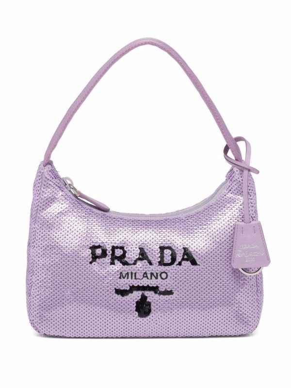 Prada Re-Edition 2000 sequinned mini bag