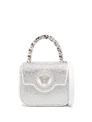 Versace La Medusa crystal mini bag