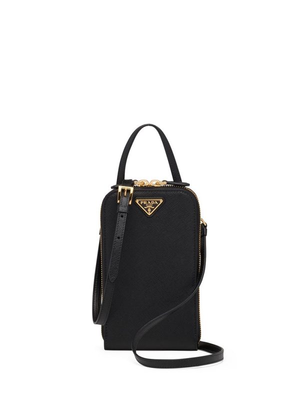 Prada logo-plaque mini bag