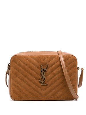 Saint Laurent Lou suede camera bag