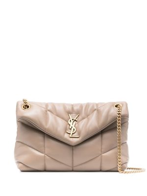 Saint Laurent logo-plaque shoulder bag