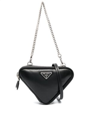 Prada nappa triangle mini bag