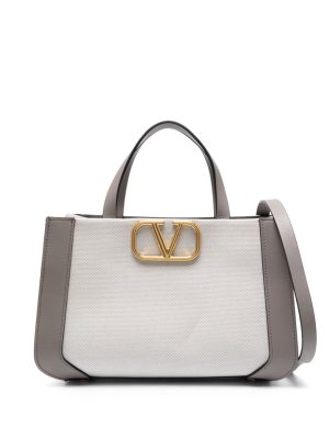 Valentino Garavani small VLogo Signature canvas tote bag