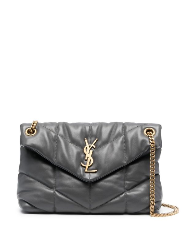 Saint Laurent Loulou small leather shoulder bag