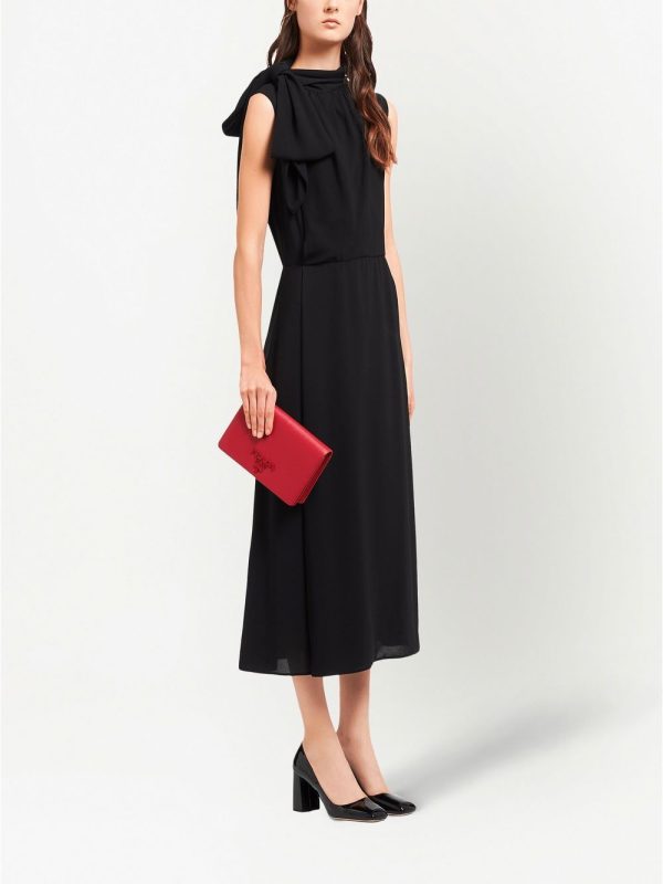 Prada logo-plaque Saffiano leather mini bag - Image 2