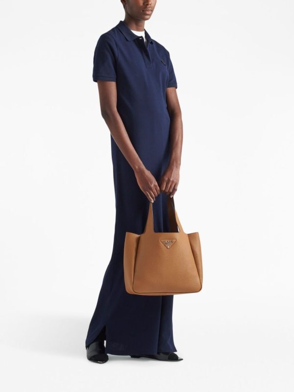 Prada leather tote bag - Image 2