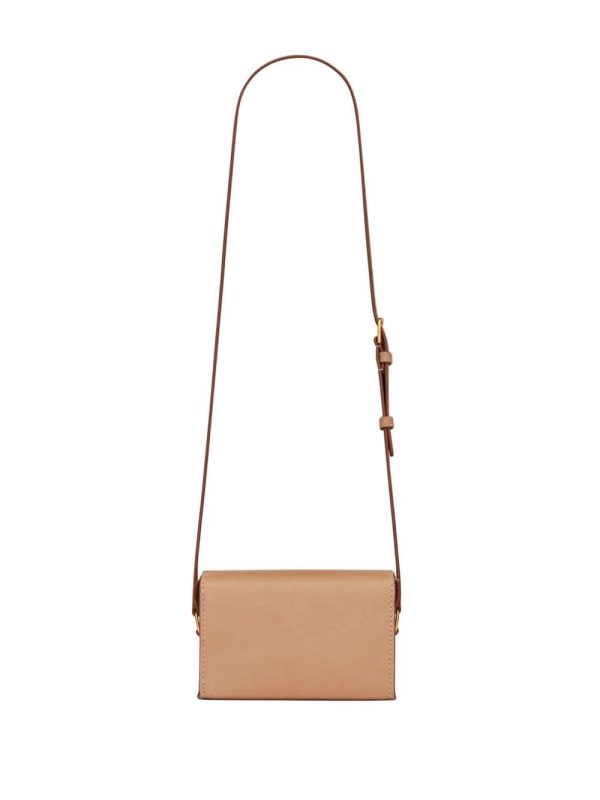 Saint Laurent logo-engraved leather crossbody bag - Image 2