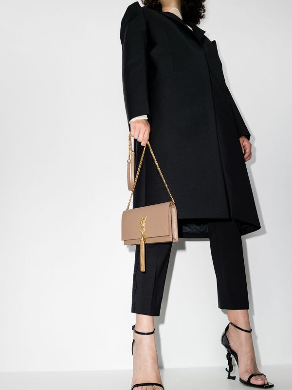 Saint Laurent Kate leather clutch bag - Image 2