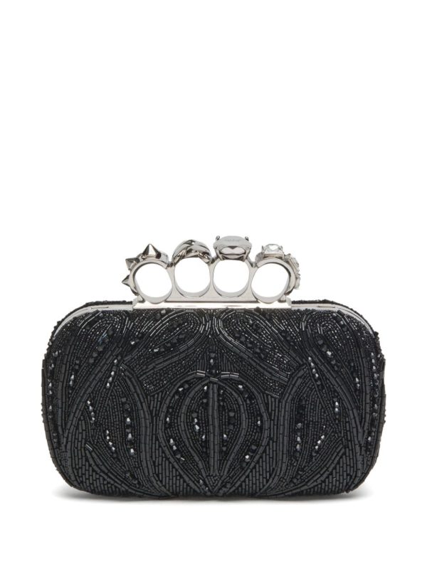 Alexander McQueen Knuckle beaded clutch - Image 2