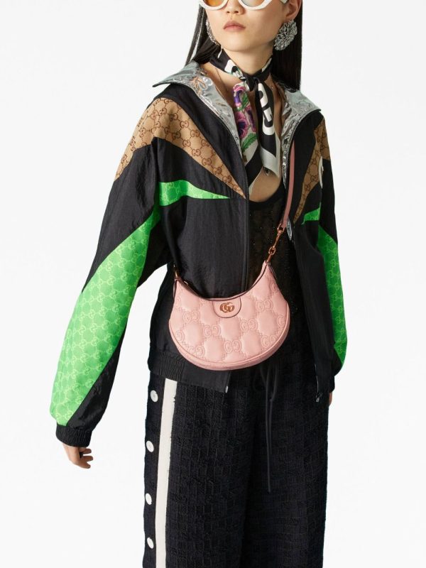 Gucci GG Matelassé half-moon shaped bag - Image 2