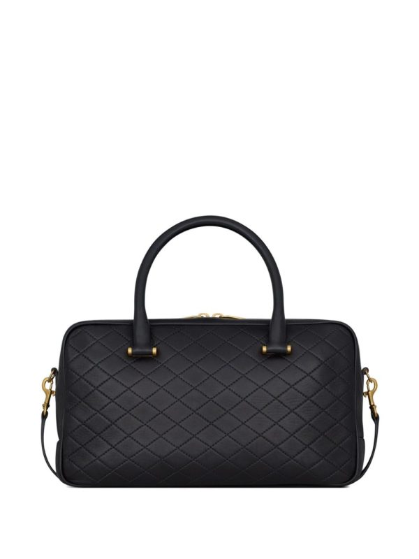 Saint Laurent Lyia quilted leather duffle bag - Image 3