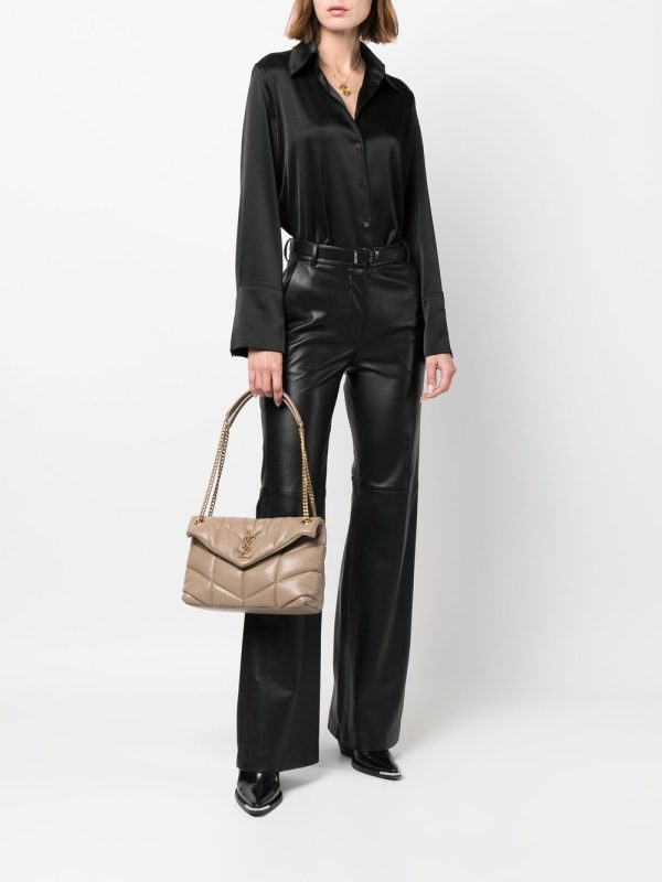 Saint Laurent logo-plaque shoulder bag - Image 2
