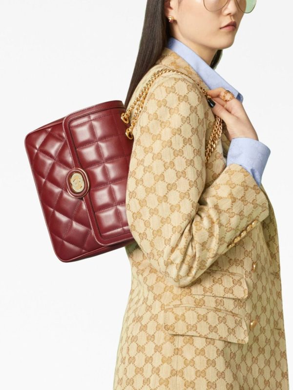 Gucci small Deco quilted shoulder bag - Image 2