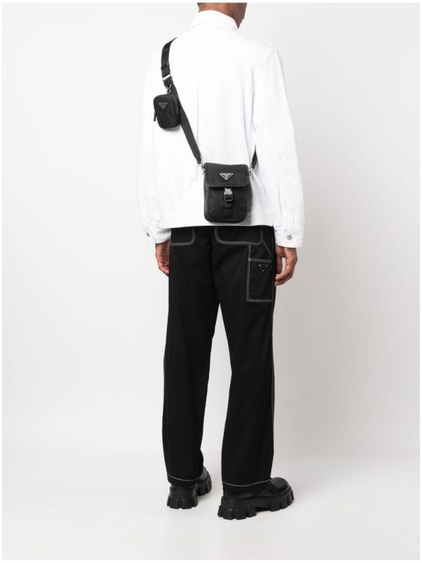 Prada Re-Nylon logo-plaque messenger bag - Image 2