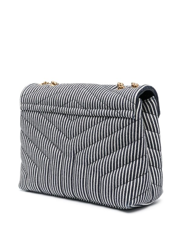 Saint Laurent Loulou striped shoulder bag - Image 2