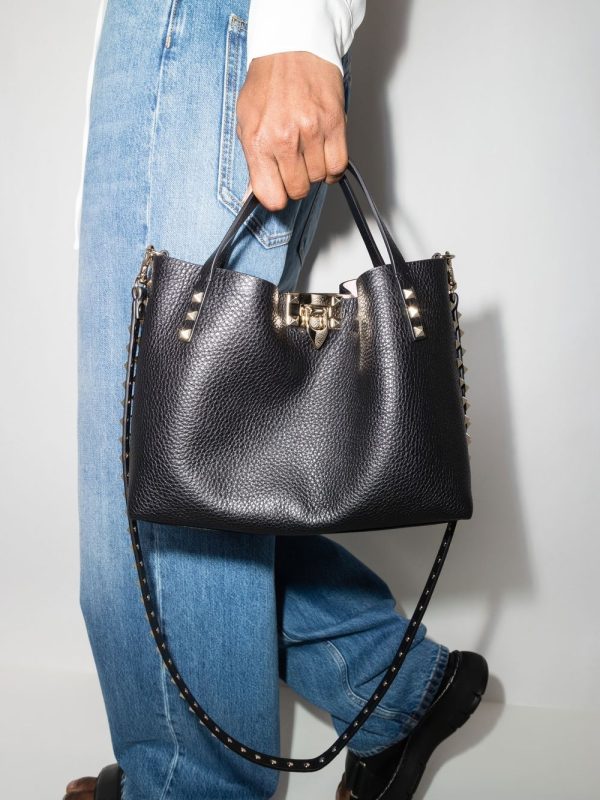 Valentino Garavani small Rockstud tote bag - Image 2
