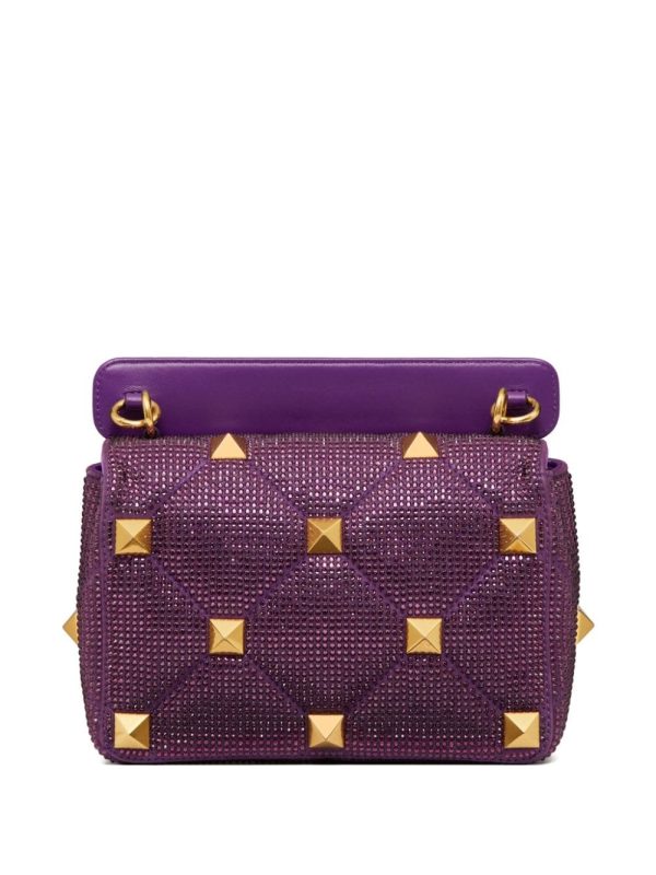 Valentino Garavani medium Roman Stud rhinestone-embellished shoulder bag - Image 2