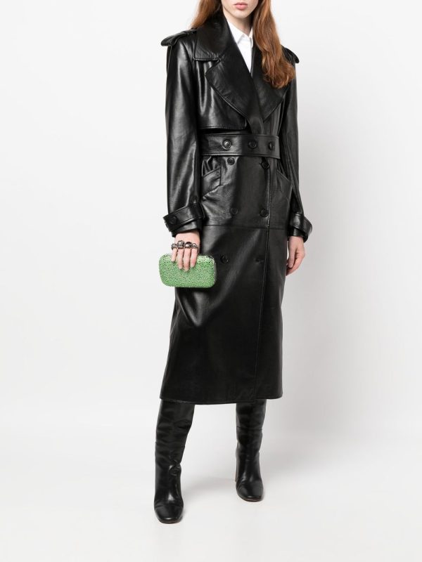 Alexander McQueen Skull rhinestone-embellished crossbody bag - Image 2