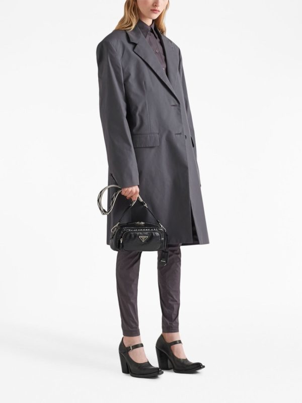 Prada logo-plaque shoulder bag - Image 2
