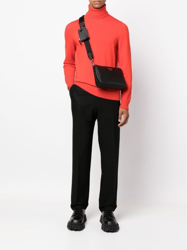 Prada Saffiano-leather crossbody bag - Image 2