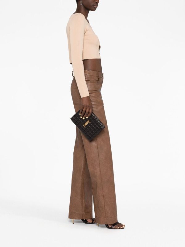 Saint Laurent Cassandre leather pouch - Image 2