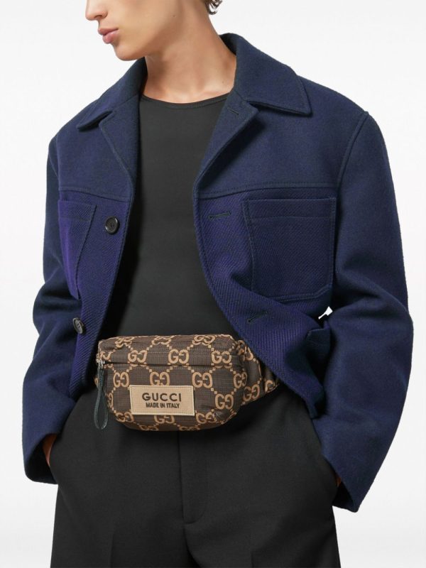 Gucci large GG-jacquard belt bag - Image 2